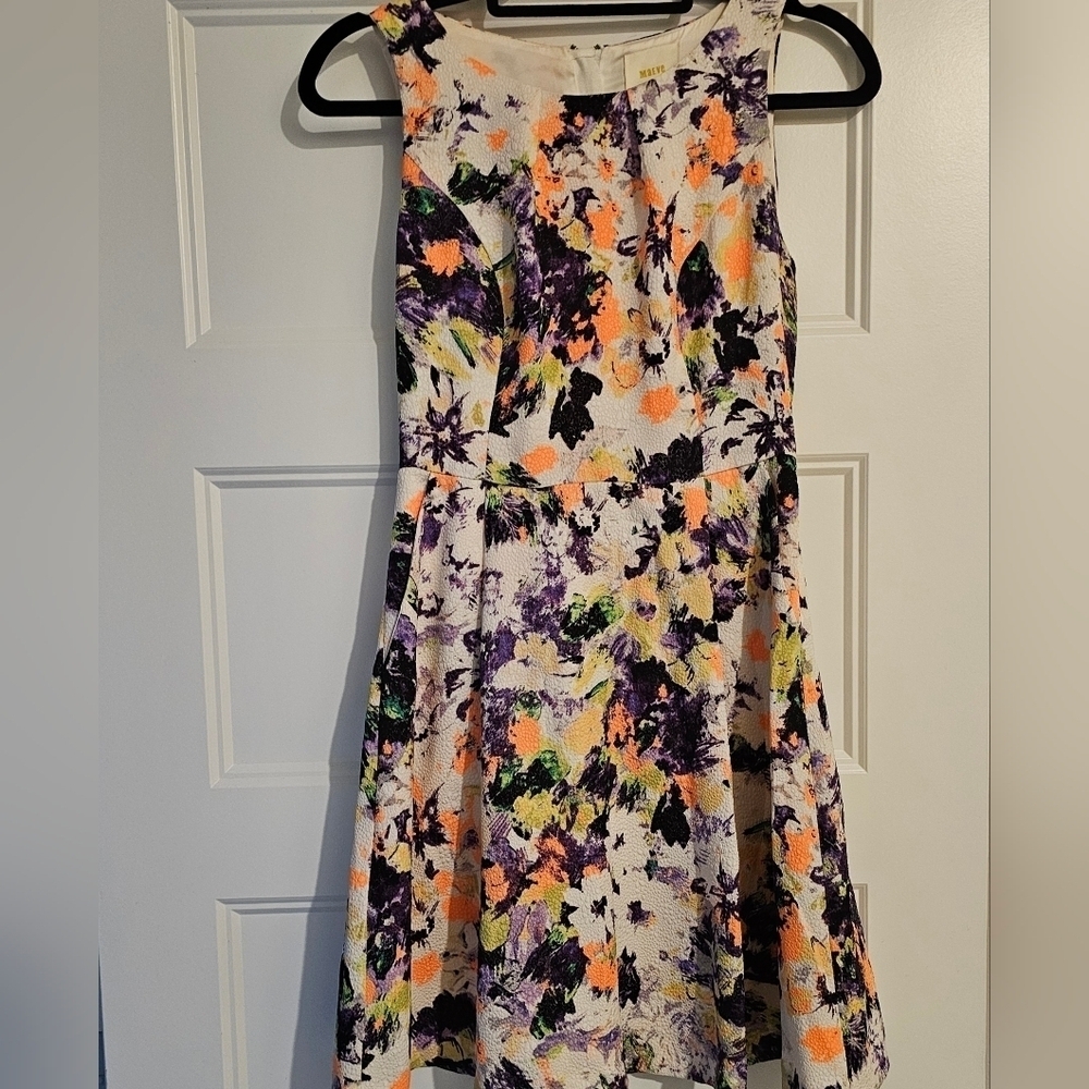 Anthropologie Maeve Flowered Sundress sz 0 - Picture 2 of 6